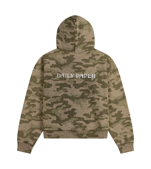 AOP Boxy Camo Zip up hoodie