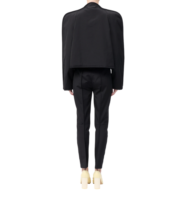 Cropped-Jacke mit Reißverschluss