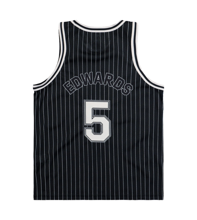 Ärmelloser Basketball-Trikot mit Streifen