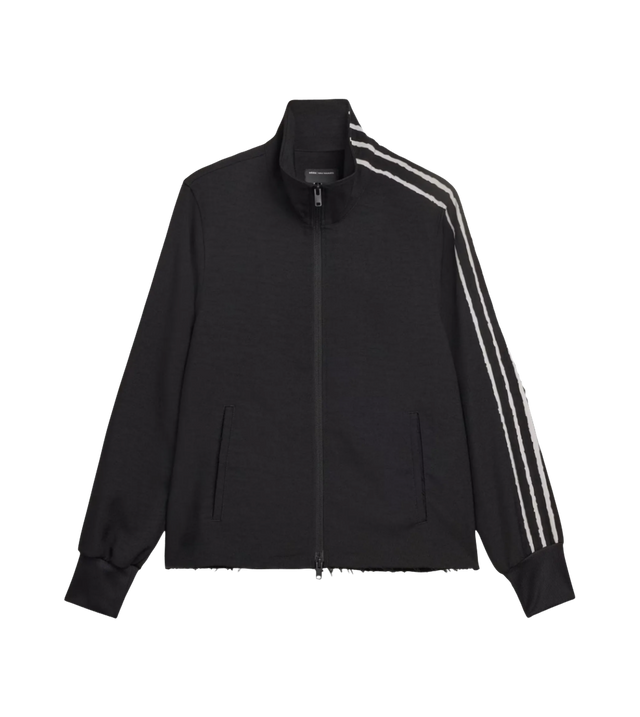 Reißverschluss-Sweatshirt mit Streifendetail