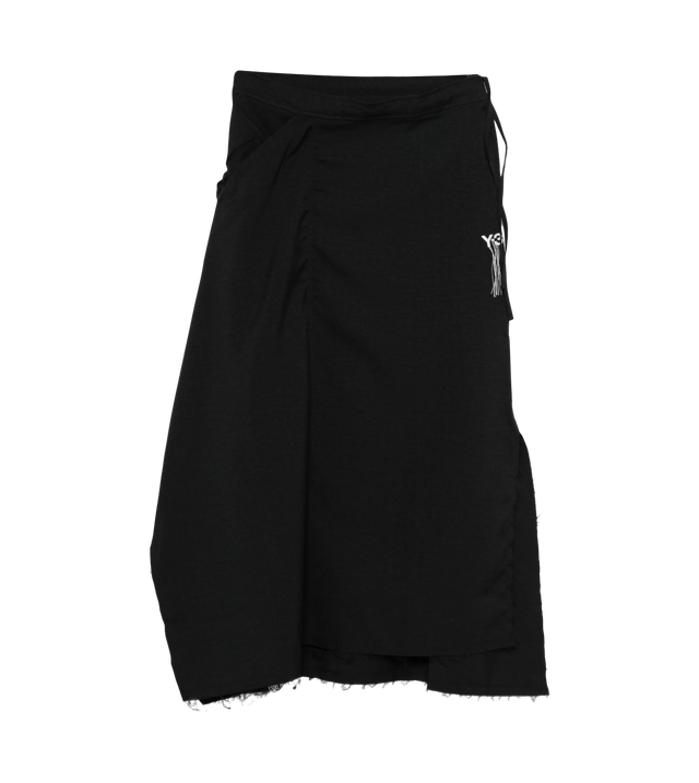 Midirock mit Logo-Stickerei