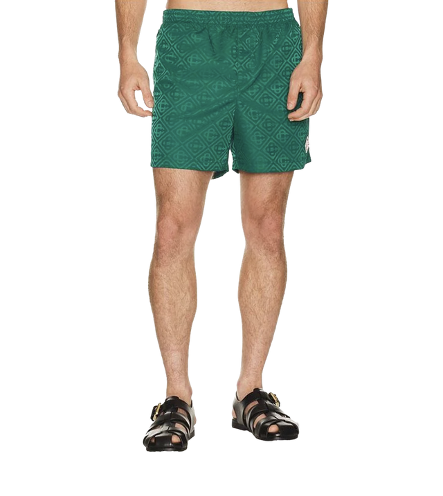 Badeshorts mit Jacquardmuster