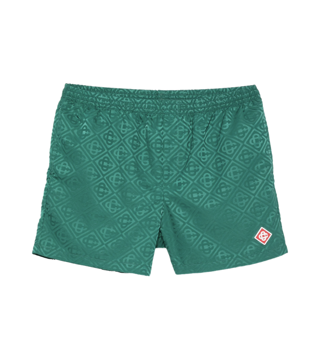 Badeshorts mit Jacquardmuster
