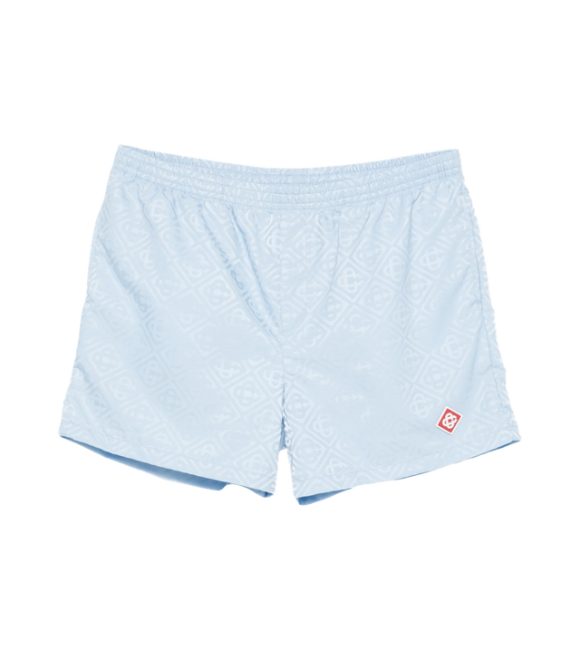 Badeshorts mit Jacquardmuster