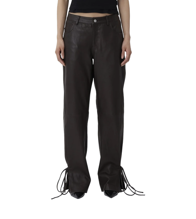 Bella String Leather Pants