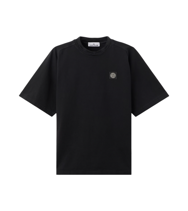 Kurzärmeliges Sweatshirt im Regular Fit mit Compass-Patch