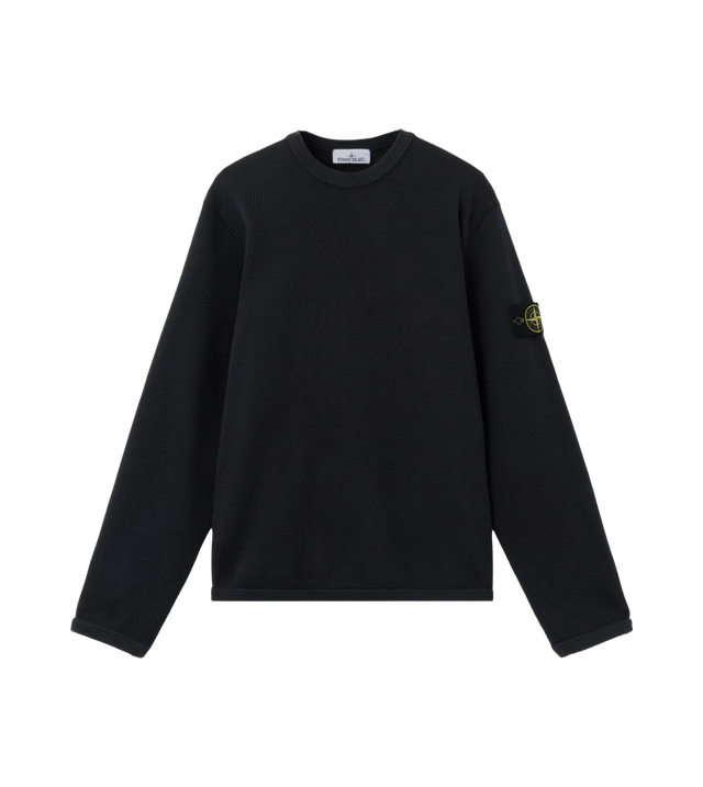 Crewneck-Sweatshirt im Regular Fit mit elastischen Bündchen