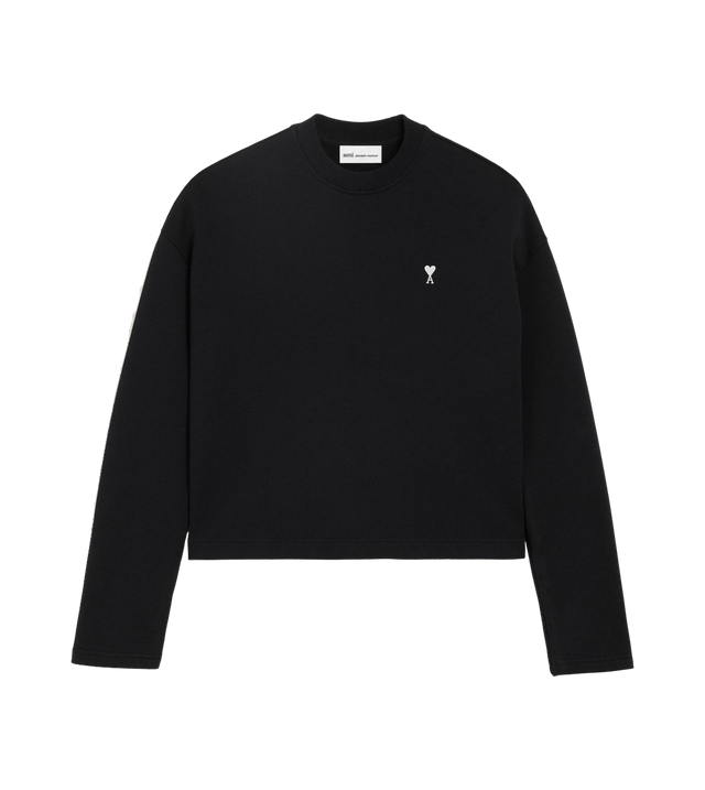 GekĂĽrztes Ami de Coeur Sweatshirt aus Baumwollfleece