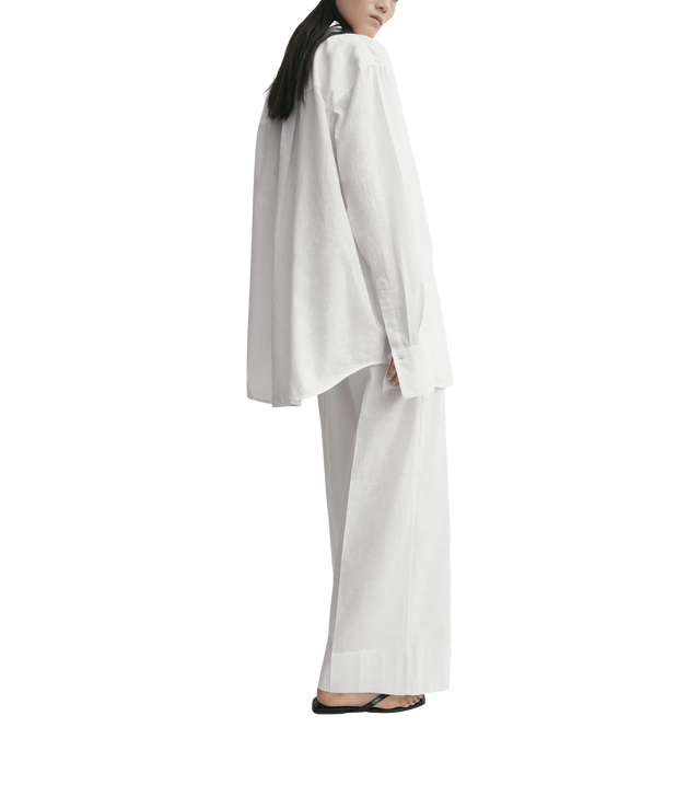 Oversized Sommerhemd aus Leinen