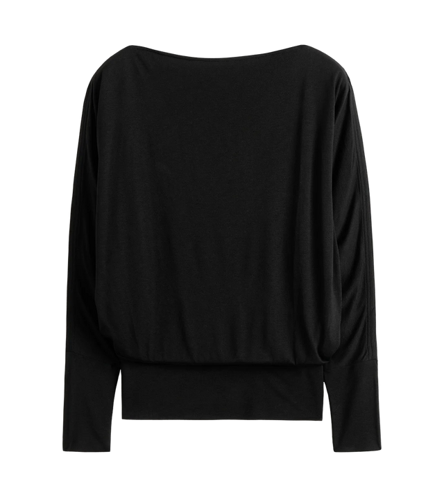 Boatneck Jersey aus ECOVERO™ Viskose