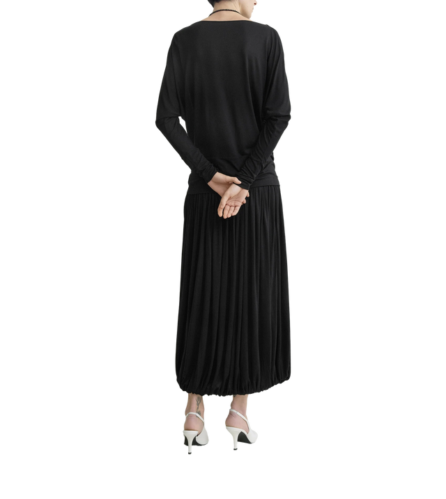 Boatneck Jersey aus ECOVERO™ Viskose