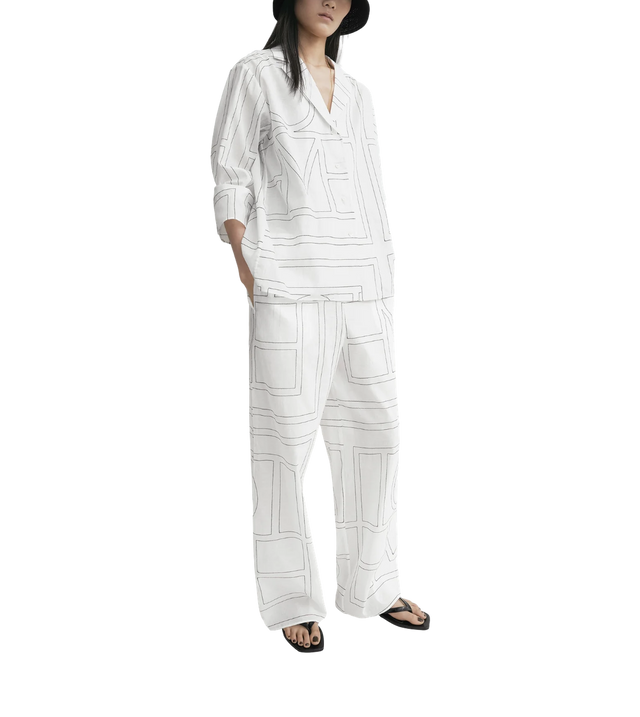 Pyjama-Hose mit Monogramm