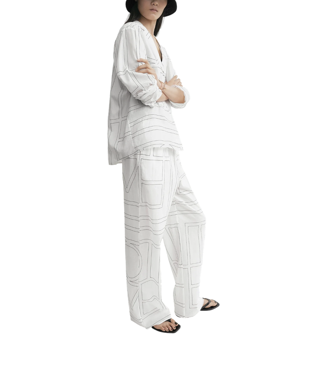 Pyjama-Hose mit Monogramm