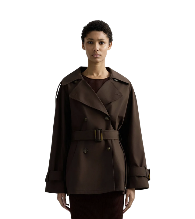 kurzer Trenchcoat