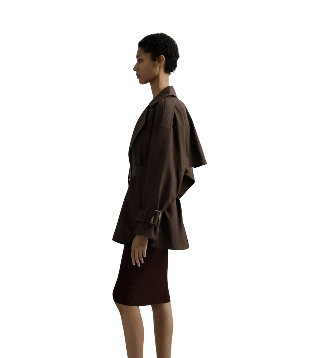 kurzer Trenchcoat