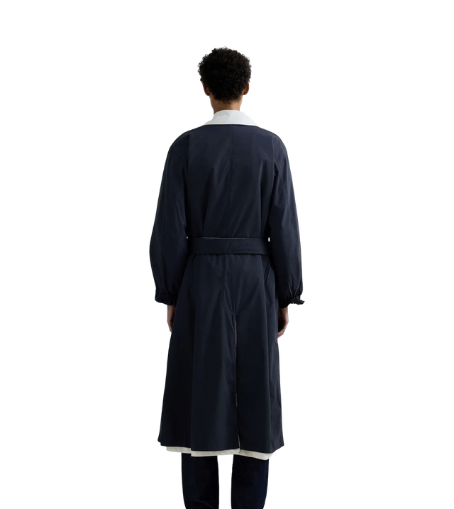 lange Wendejacke im Trenchcoat-Stil