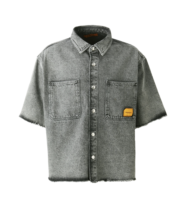 kurzes Jeans Hemd