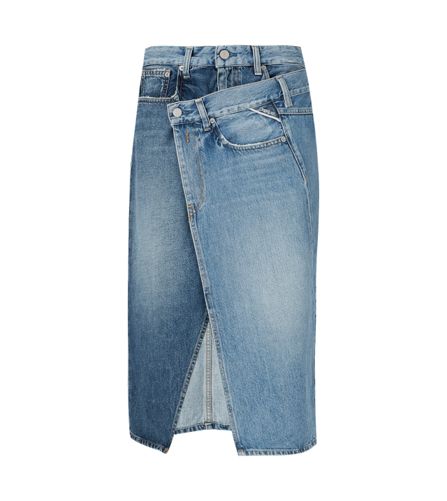 Asymmetrischer Jeansrock