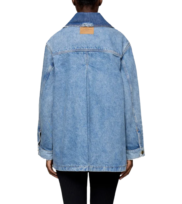 Jeansjacke im ausgewaschenen Vintage-Look