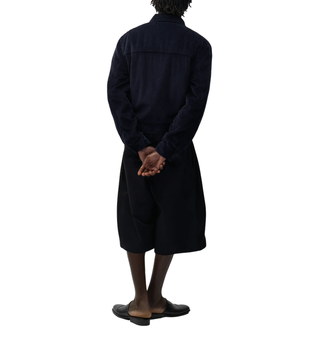 Cordjacke mit Reißverschluss