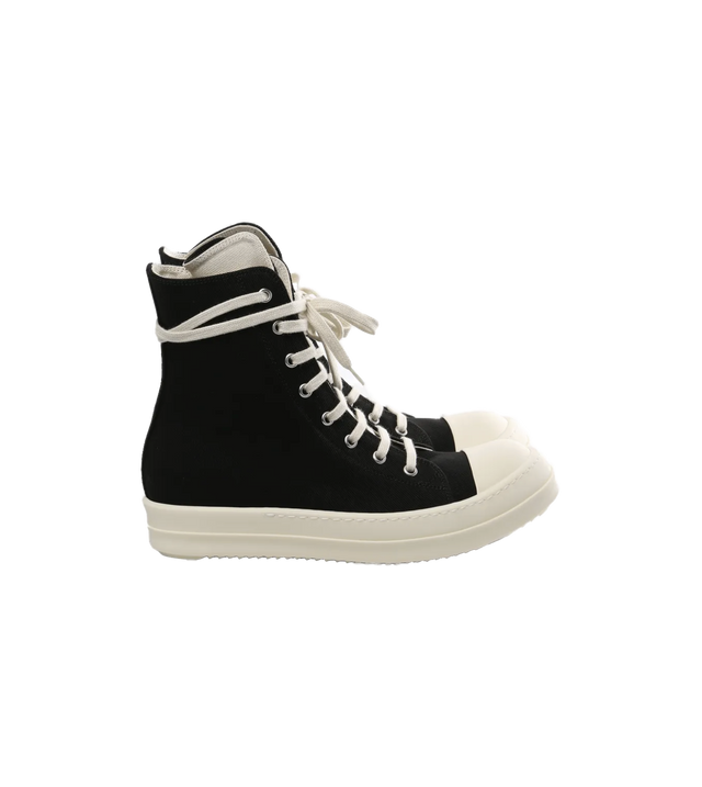 Denim hohe Sneakers