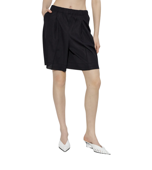 Shorts mit Bundfalten