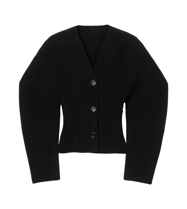 geformter Double Face Cardigan