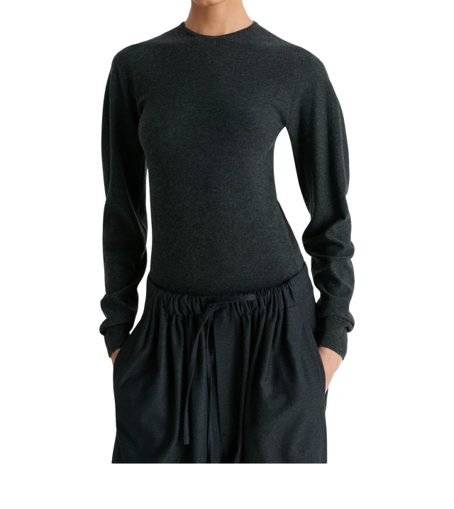 Pullover mit rundem Halsausschnitt