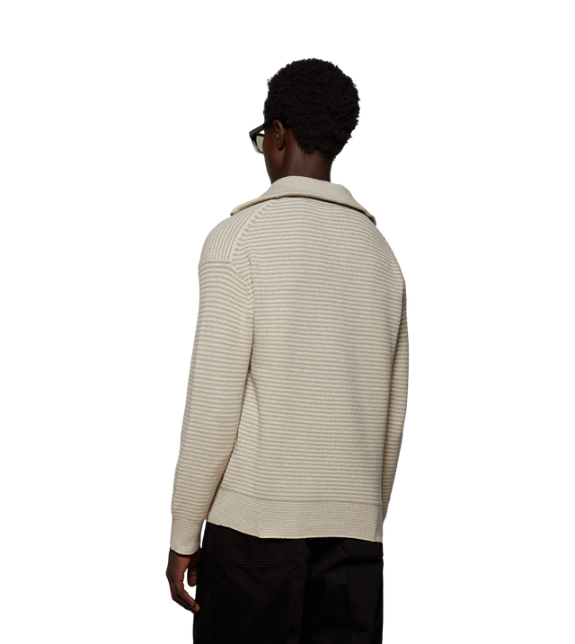 Pullover mit Waffelstrick-Muster