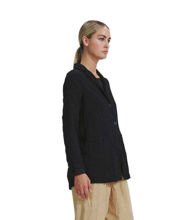 Strukturierter Blazer mit aufgesetzten Taschen