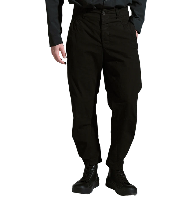 Ergonomische Hose im Loose Fit aus Baumwollkrepp
