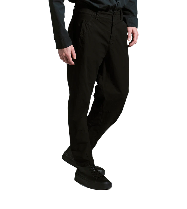 Ergonomische Hose im Loose Fit aus Baumwollkrepp