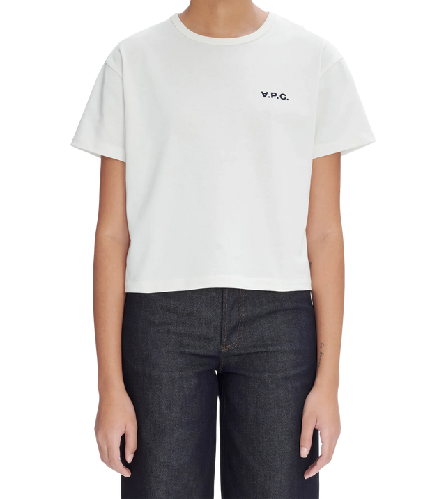 Boxy T-Shirt mit Logo