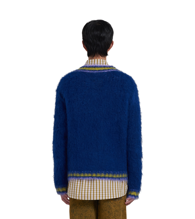 Pullover mit gestreiften Rändern