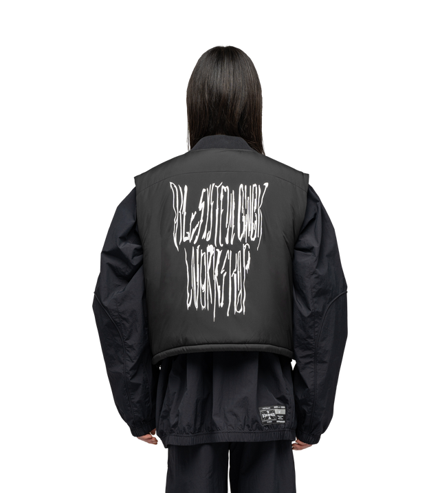 "Spiderleg" System Cropped Puffer Weste