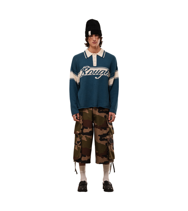 Gestricktes Rugby Longsleeve