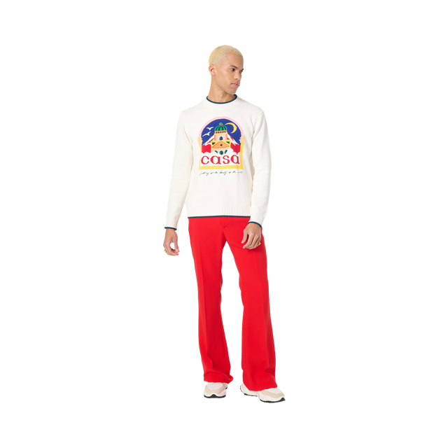 Pullover mit "Casa Intarsia"-Motiv