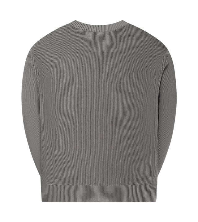 Knitted sweater with logo