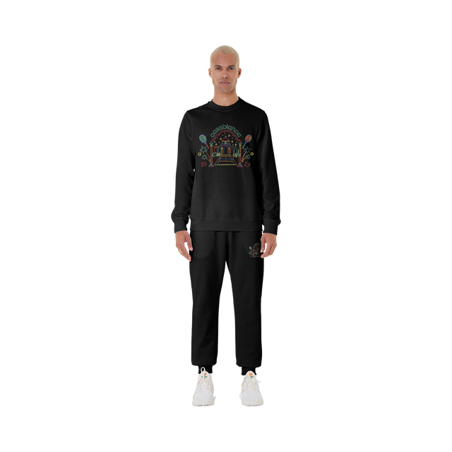 Pullover mit "Rainbow Crayon Temple"-Motiv