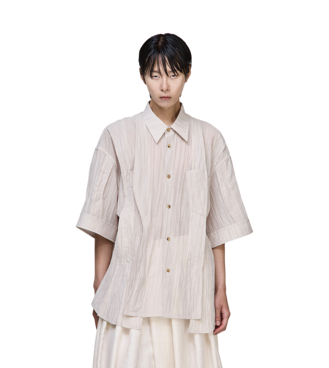 Polyptych Crease Half Shirt