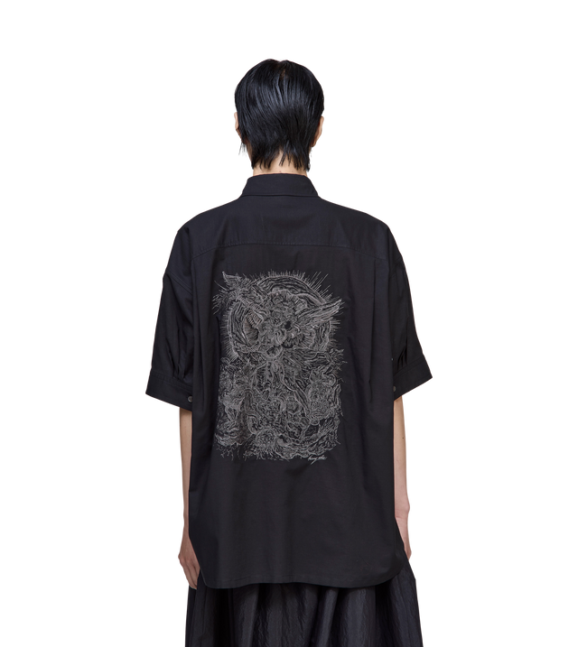 Embroidered Half Shirt