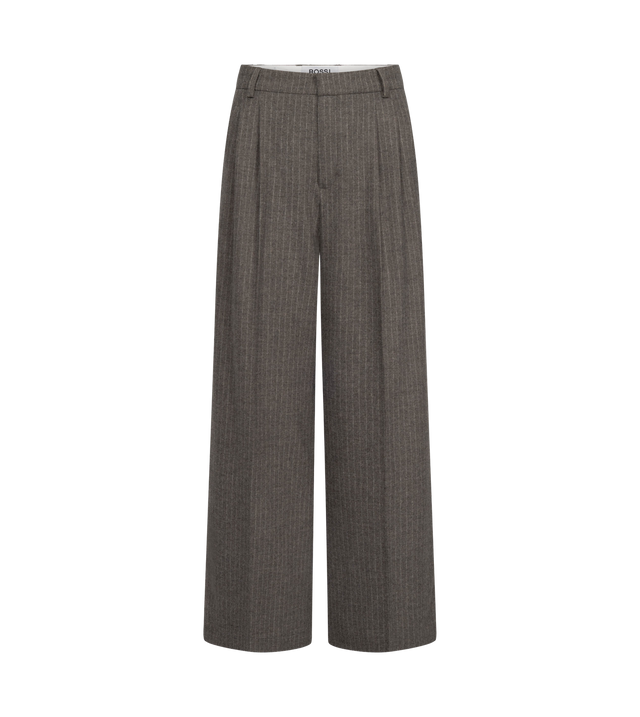 Zeyn Bundfaltenhose aus Flanell mit Nadelstreifen