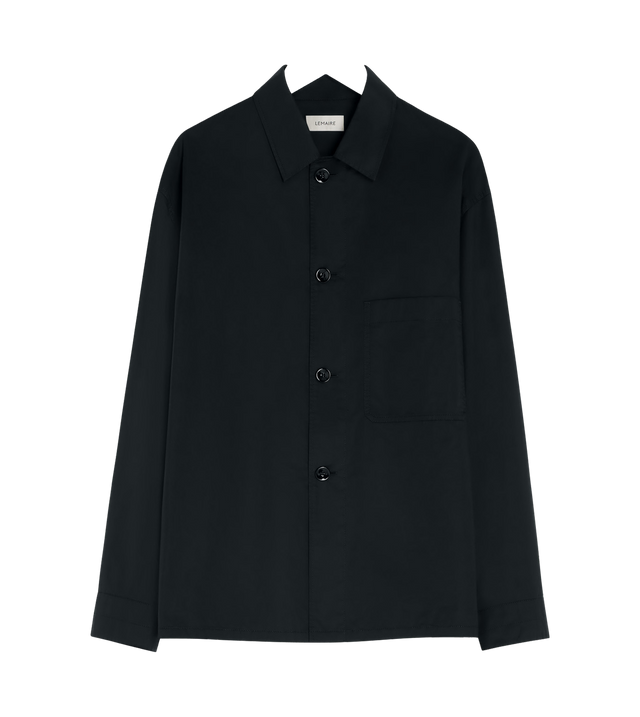 Pyjama-Hemd aus leichtem Baumwollsatin