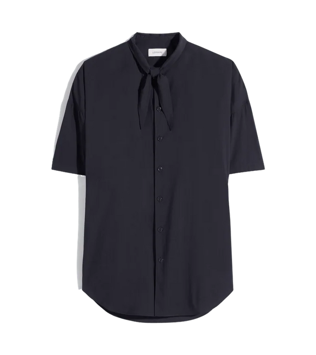 Kurzarmhemd mit Foulard