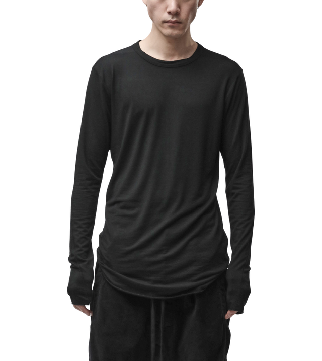 Langarmshirt aus Modal-Kaschmir-Mix mit Rückennähten