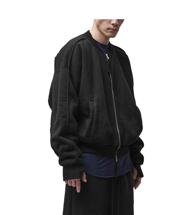 Hooded Zip-Jacke aus Baumwolle