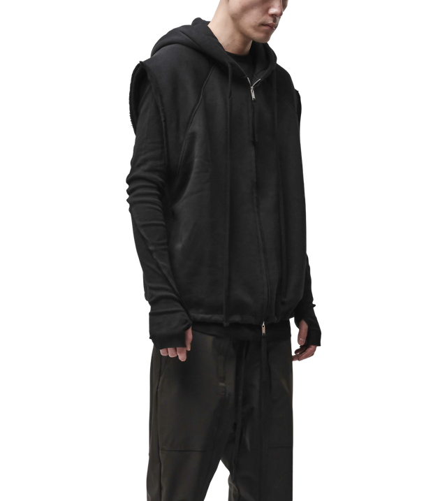 Hooded Zip-Jacke aus Baumwolle