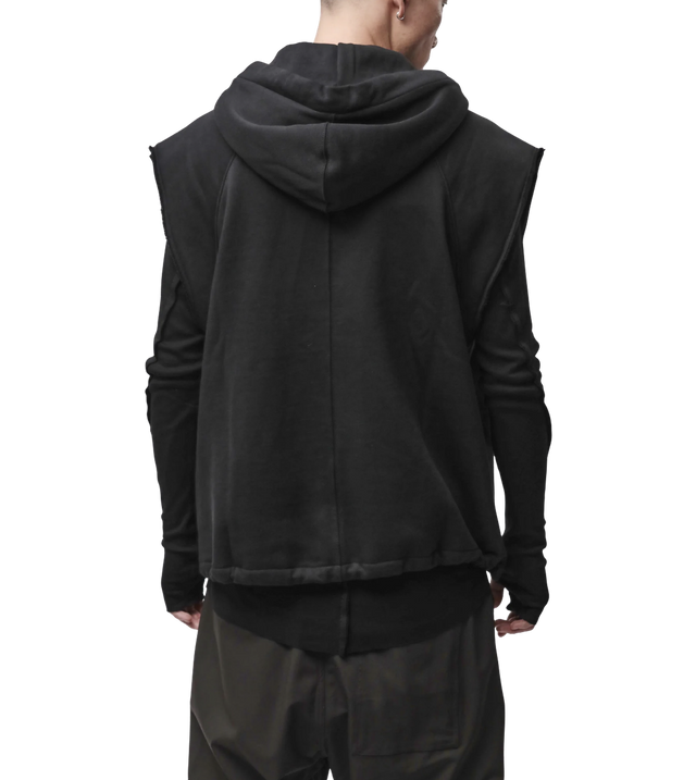 Hooded Zip-Jacke aus Baumwolle
