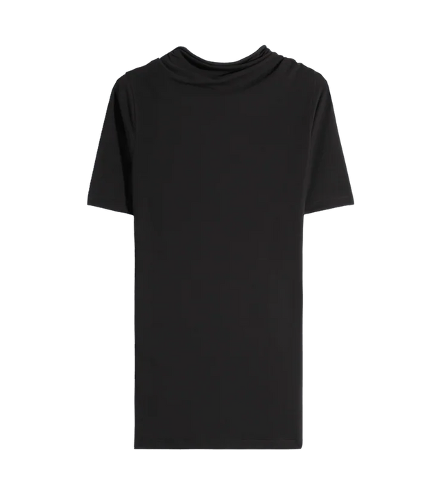 Drapiertes Kurzarm-T-Shirt