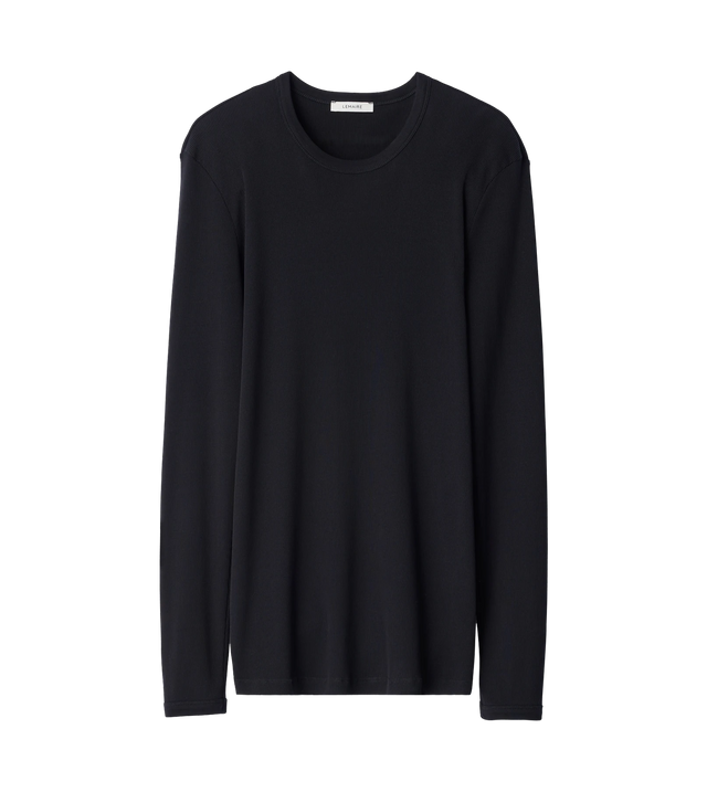 Langarmshirt aus geripptem Jersey
